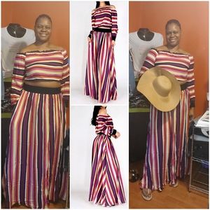 Bahama Strip Maxi Set